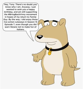 Vinny's Birthday Greeting To Tony Sirico - Family Guy Vinny Memes