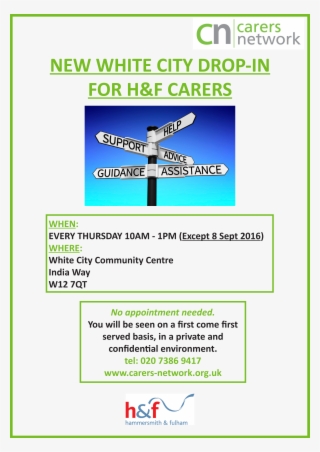 White City Drop-ins No 8 Sept - September 8