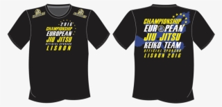 2016 European Jiu Jitsu Championship T Shirts - Jiu Jitsu Champion T Shirt