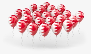 Illustration Of Flag Of Bahrain - Bahrain Flag Balloon