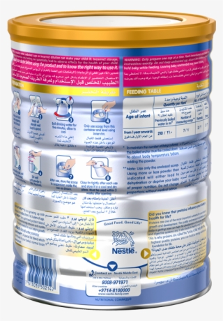 Nan® Optipro 3 800g - Nan Optipro 3 Feeding Table