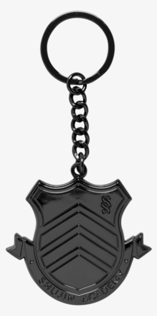 Shujin Academy Gunmetal Keychain - Persona 5