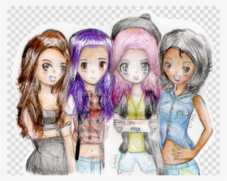 Sketches Of Little Mix Clipart Little Mix Drawing - Cool Drawing Of Little Mix