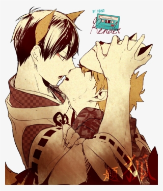 Наклейка Tobio Kageyama X Shouyou Hinata » Haikyuu - Kageyama X Hinata