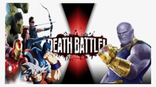 Avengers And Goku Vs Thanos