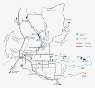 Jackass Loop - 26 Miles - Map