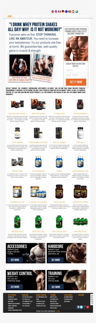 Ripfast Bodybuilding Competitors, Revenue And Employees - Poster