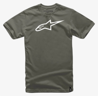Alpinestars Ageless Classic Tee Military/white - Alpinestars Driven