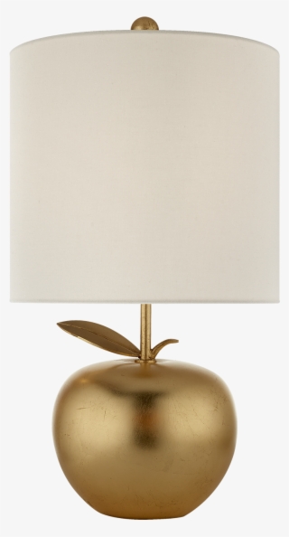 Orchard Mini Accent Lamp In Gold With Linen Shade