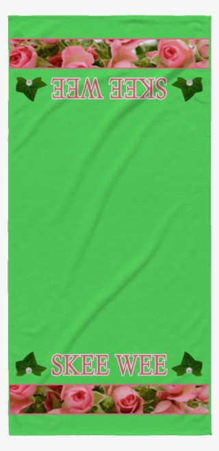 Alpha Kappa Alpha Polycotton Towel