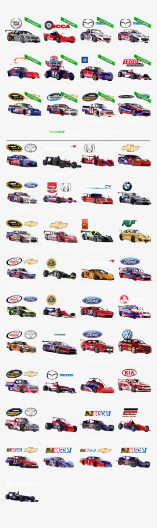 Cars - Iracing Car List