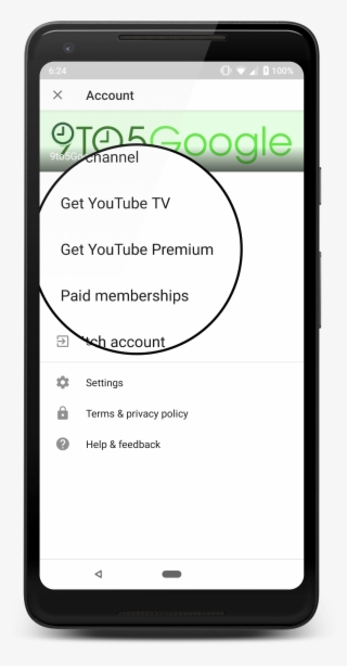 Sign Up Youtube Premium 2 Framed - Vertical Video Youtube