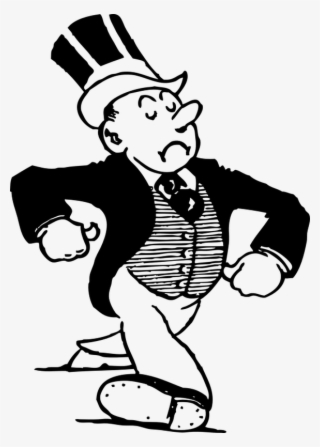 Cartoon Drawing Of Monopoly Man - Art Of Caricature By Mitchell Smith