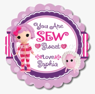 Pillow Featherbed Lalaloopsy Favor Tags - Lalaloopsy Doll Pillow Featherbed