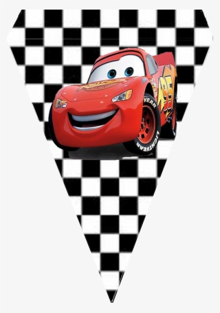 Bandeirinha Para Festa Carros Disney Bandeirinhas Para - Disney Cars Banner