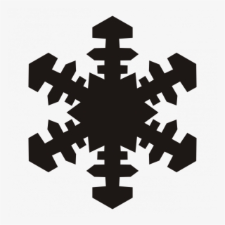 Good Luck On Your Test Tomorrow - Snowflake Clipart Black