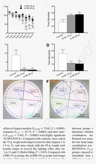 Repetitive Mild Traumatic Brain Injury Impairs Acquisition - Barnes Maze