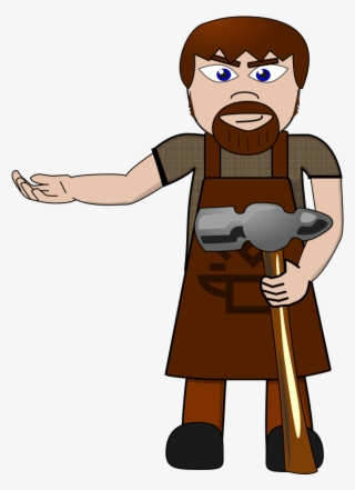 Vector Royalty Free Stock Medium Image Png - Clip Art Blacksmith