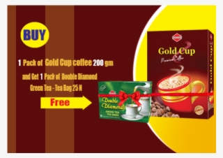 Duncans Gold Cup Coffee 200gm And Get Dd Green Tea - Tea