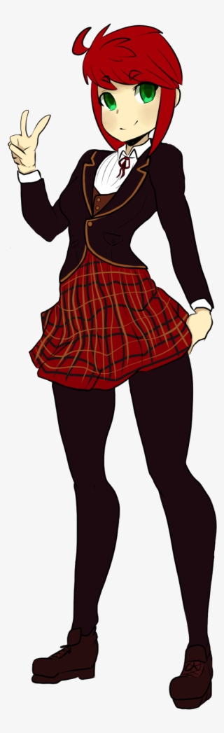 “my Rwby Oc, Saiune, In The School Uniform - Rwby Pyrrha School Uniform