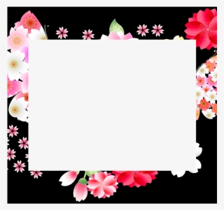 Japanese Pattern Frame Sticker Messages Sticker-2 - Picture Frame