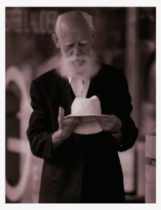 Elderly Man White Beard Special Effects - Monochrome