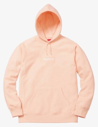 Supreme Box Logo Hooded Sweatshirt Peach - Supreme Hoodie Box Logo Peach