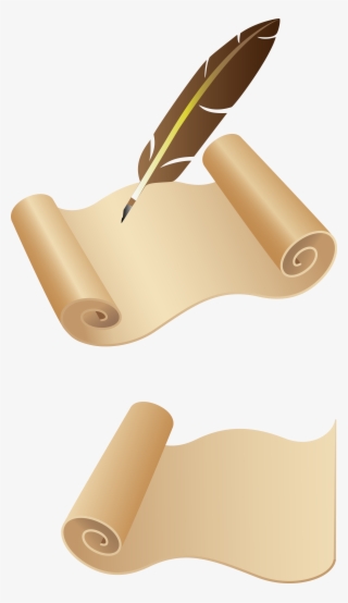 Papel Pluma De Ave Pergamino - Quill Pen