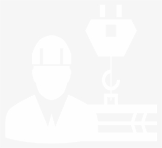 Construction Management - Construction Icon White