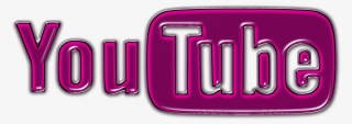 Purple White Icon Of Youtube - Pink Youtube Transparent Background