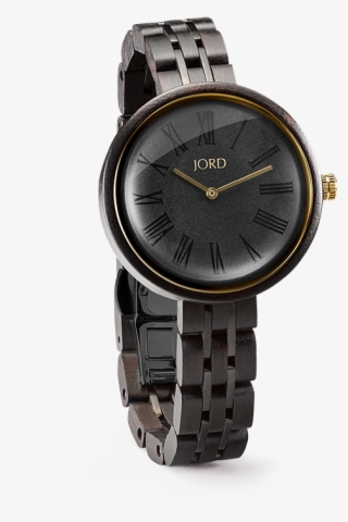 Cassia - Ebony & Sable - Womens Wood Watch