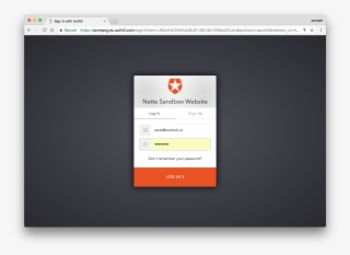 About To Login - Dashboard Login