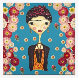 Azulejo Frida Fundo Azul De Fernanda Furtadona - Society6 Flower Owl Iphone & Ipod Skin - Iphone