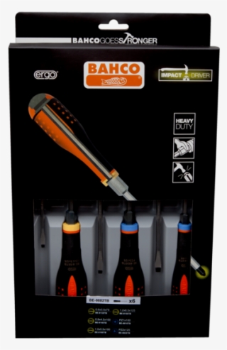 Ergo™ Through Blade Screwdriver Set - Bahco Be 9881sl