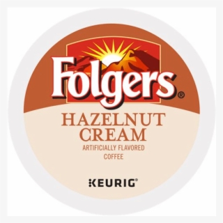 Hazelnut Cream K-cup Label - Folgers Coffee