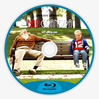 Bad Grandpa Bluray Disc Image - Jackass Presents: Bad Grandpa (2013) 27x40 Movie Poster