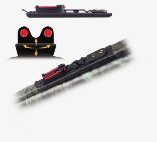 Fiber Optic Turkey Snap-on Rear Sight