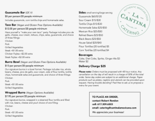 Catering Menu Forwebsite - Menu