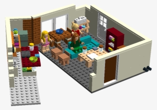 The Big Bang Theory - Lego Big Bang Theory Haus