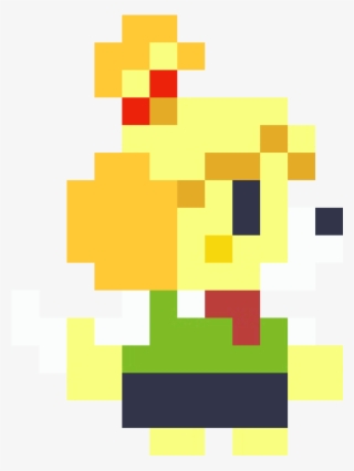 Saikuro Isabelle, Yoshi, Marth And Link Sprites From - Animal Crossing Isabelle Pixel