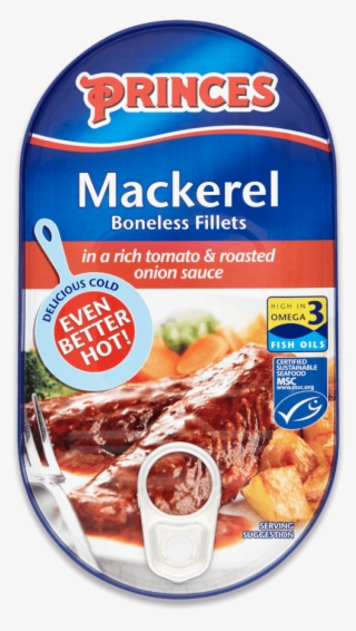 Boneless Mackerel Fillets In A Rich Tomato & Roasted - Princes Mackerel Fillets In Tomato And Onion Sauce