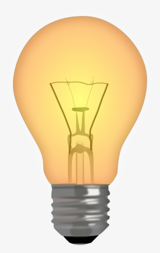 Light Lamp Incandescent Spotlight Bulb Free Png Hq - Lit Light Bulb Clipart