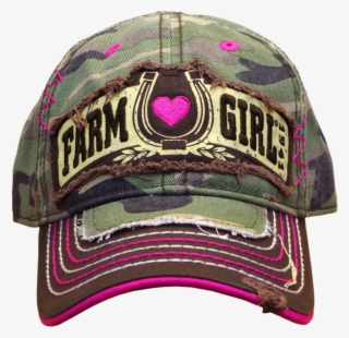 Farm Girl Youth Camo Cap