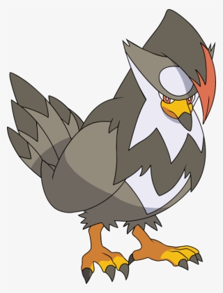 View 2398 Shiny Staraptor , - Pokemon De Staraptor