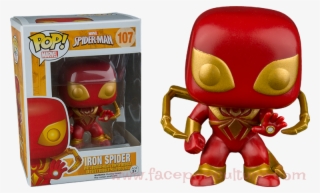 Funko Pop Vinyl Marvel Spider Man Iron Spider Figure - Funko Spiderman - Iron Spider Pop! Vinyl Figure