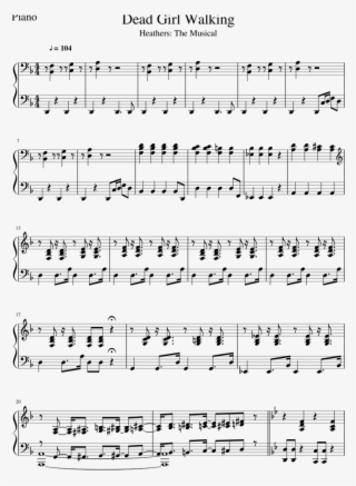The Musical - Treat You Better Piano Sheet