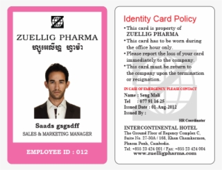 Id Card - Zuellig Pharma