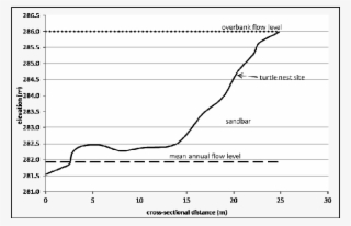 Cross-section Of A Sandbar On The Kettle River From - Diagram