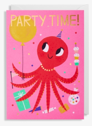 Party Time Octopus Card By Allison Black Lagom Design - Allison Black - Party Time! Octopus Card By Lagom
