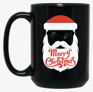 Merry Christmas, Santa Blowing Heart Emoji Mug - Christmas Day